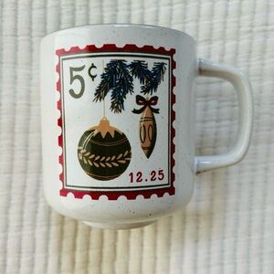 Hearth & Hand with Magnolia Festive Christmas Ornament Stamp Coffee Mug NWT